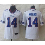 nike nfl jerseys buffalo bills #14 watkins white[nike limited][watkins]