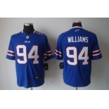 nike nfl jerseys buffalo bills #94 williams blue[nike limited]