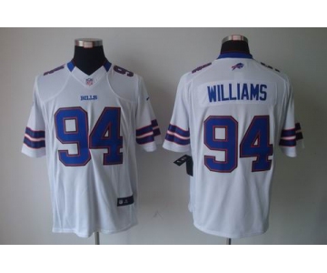 nike nfl jerseys buffalo bills #94 williams white[nike limited]