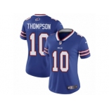 Women Nike Buffalo Bills #10 Deonte Thompson Royal Blue Team Color Vapor Untouchable Limited Player NFL Jersey