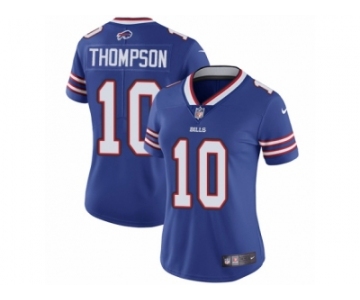 Women Nike Buffalo Bills #10 Deonte Thompson Royal Blue Team Color Vapor Untouchable Limited Player NFL Jersey