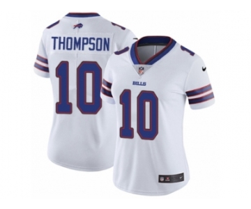 Women Nike Buffalo Bills #10 Deonte Thompson White Vapor Untouchable Limited Player NFL Jersey