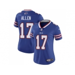 Women Nike Buffalo Bills #17 Josh Allen Royal Blue Team Color Stitched NFL Vapor Untouchable Limited Jersey