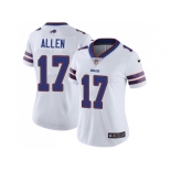 Women Nike Buffalo Bills #17 Josh Allen White Stitched NFL Vapor Untouchable Limited Jersey