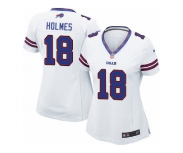 Women Nike Buffalo Bills #18 Andre Holmes Game White NFL Jersey