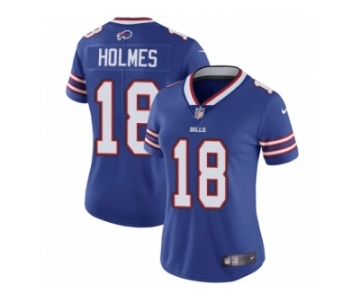 Women Nike Buffalo Bills #18 Andre Holmes Royal Blue Team Color Vapor Untouchable Limited Player NFL Jersey