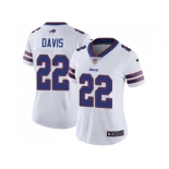 Women Nike Buffalo Bills #22 Vontae Davis White Stitched NFL Vapor Untouchable Limited Jersey