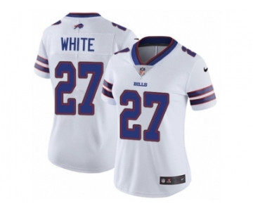 Women Nike Buffalo Bills #27 TreDavious White White Vapor Untouchable Limited Player NFL Jersey