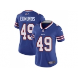 Women Nike Buffalo Bills #49 Tremaine Edmunds Royal Blue Team Color Stitched NFL Vapor Untouchable Limited Jersey