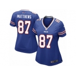 Women Nike Buffalo Bills #87 Jordan Matthews Game Royal Blue Team Color NFL Jersey