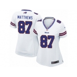 Women Nike Buffalo Bills #87 Jordan Matthews Game White NFL Jersey