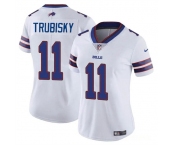 Women's Buffalo Bills #11 Mitch Trubisky White Vapor Stitched Football Jersey