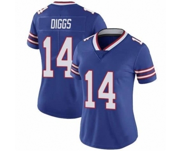 Women's Buffalo Bills #14 Stefon Diggs Royal Blue Vapor Untouchable Stitched NFL Nike Limited Jersey