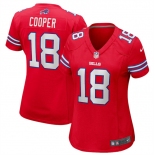 Women's Buffalo Bills #18 Amari Cooper Red Stitched Football Jersey