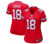 Women's Buffalo Bills #18 Amari Cooper Red Stitched Football Jersey