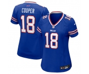 Women's Buffalo Bills #18 Amari Cooper Royal Stitched Football Jersey