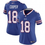 Women's Buffalo Bills #18 Amari Cooper Royal Vapor Stitched Football Jersey