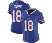 Women's Buffalo Bills #18 Amari Cooper Royal Vapor Stitched Football Jersey