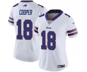 Women's Buffalo Bills #18 Amari Cooper White Vapor Stitched Football Jersey