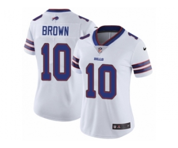 Women's Nike Buffalo Bills #10 Corey Brown Vapor Untouchable Limited White NFL Jersey