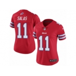 Women's Nike Buffalo Bills #11 Greg Salas Limited Red Rush NFL Jersey