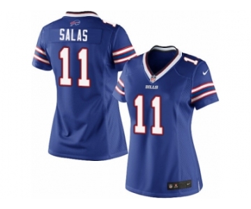 Women's Nike Buffalo Bills #11 Greg Salas Limited Royal Blue Team Color NFL Jersey