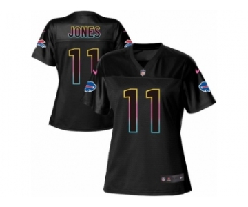 Women's Nike Buffalo Bills #11 Zay Jones Game Black Fashion NFL Jersey