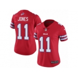 Women's Nike Buffalo Bills #11 Zay Jones Limited Red Rush NFL Jersey