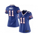 Women's Nike Buffalo Bills #11 Zay Jones Limited Royal Blue Team Color NFL Jersey