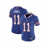 Women's Nike Buffalo Bills #11 Zay Jones Vapor Untouchable Limited Royal Blue Team Color NFL Jersey