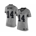 Women's Nike Buffalo Bills #14 Sammy Watkins Gray Stitched NFL Limited Gridiron Gray Jersey