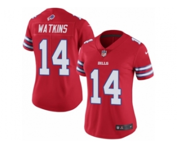 Women's Nike Buffalo Bills #14 Sammy Watkins Limited Red Rush NFL Jersey