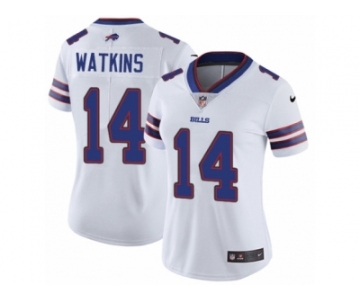 Women's Nike Buffalo Bills #14 Sammy Watkins Vapor Untouchable Limited White NFL Jersey