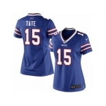 Women's Nike Buffalo Bills #15 Brandon Tate Limited Royal Blue Team Color NFL Jersey