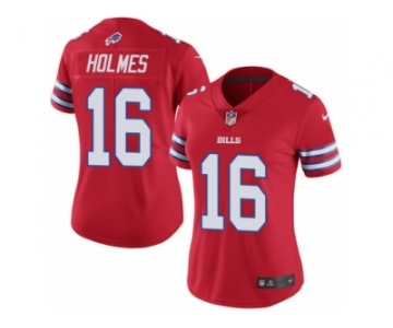 Women's Nike Buffalo Bills #16 Andre Holmes Limited Red Rush NFL Jersey