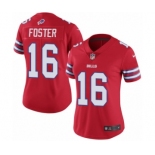 Women's Nike Buffalo Bills #16 Robert Foster Limited Red Rush Vapor Untouchable NFL Jersey