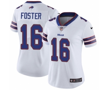 Women's Nike Buffalo Bills #16 Robert Foster White Vapor Untouchable Limited Player NFL Jersey