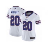 Women's Nike Buffalo Bills #20 Shareece Wright Vapor Untouchable Limited White NFL Jersey