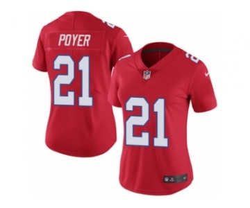 Women's Nike Buffalo Bills #21 Jordan Poyer Limited Red Rush NFL Jersey