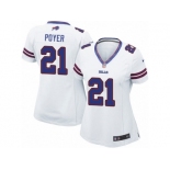 Women's Nike Buffalo Bills #21 Jordan Poyer Limited White NFL Jersey