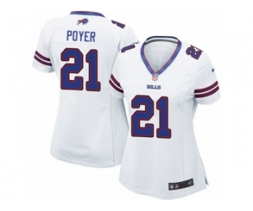 Women's Nike Buffalo Bills #21 Jordan Poyer Limited White NFL Jersey