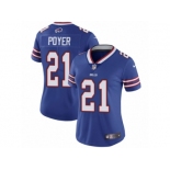 Women's Nike Buffalo Bills #21 Jordan Poyer Vapor Untouchable Limited Royal Blue Team Color NFL Jersey