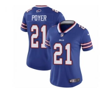 Women's Nike Buffalo Bills #21 Jordan Poyer Vapor Untouchable Limited Royal Blue Team Color NFL Jersey