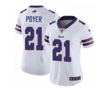 Women's Nike Buffalo Bills #21 Jordan Poyer Vapor Untouchable Limited White NFL Jersey