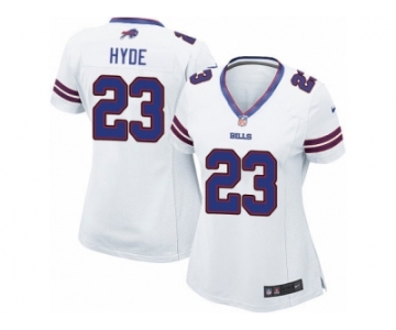 Women's Nike Buffalo Bills #23 Micah Hyde Limited White NFL Jersey