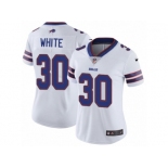 Women's Nike Buffalo Bills #30 Corey White Vapor Untouchable Limited White NFL Jersey