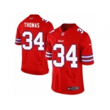 Women's Nike Buffalo Bills #34 Thurman Thomas Limited Red Rush NFL Jersey