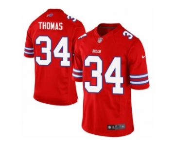 Women's Nike Buffalo Bills #34 Thurman Thomas Limited Red Rush NFL Jersey