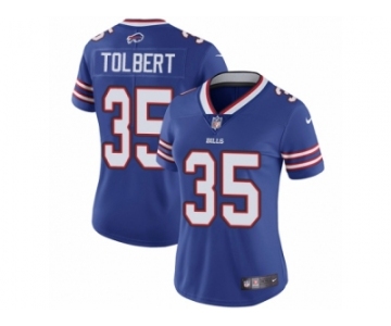 Women's Nike Buffalo Bills #35 Mike Tolbert Vapor Untouchable Limited Royal Blue Team Color NFL Jersey