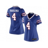 Women's Nike Buffalo Bills #4 Stephen Hauschka Limited Royal Blue Team Color NFL Jersey